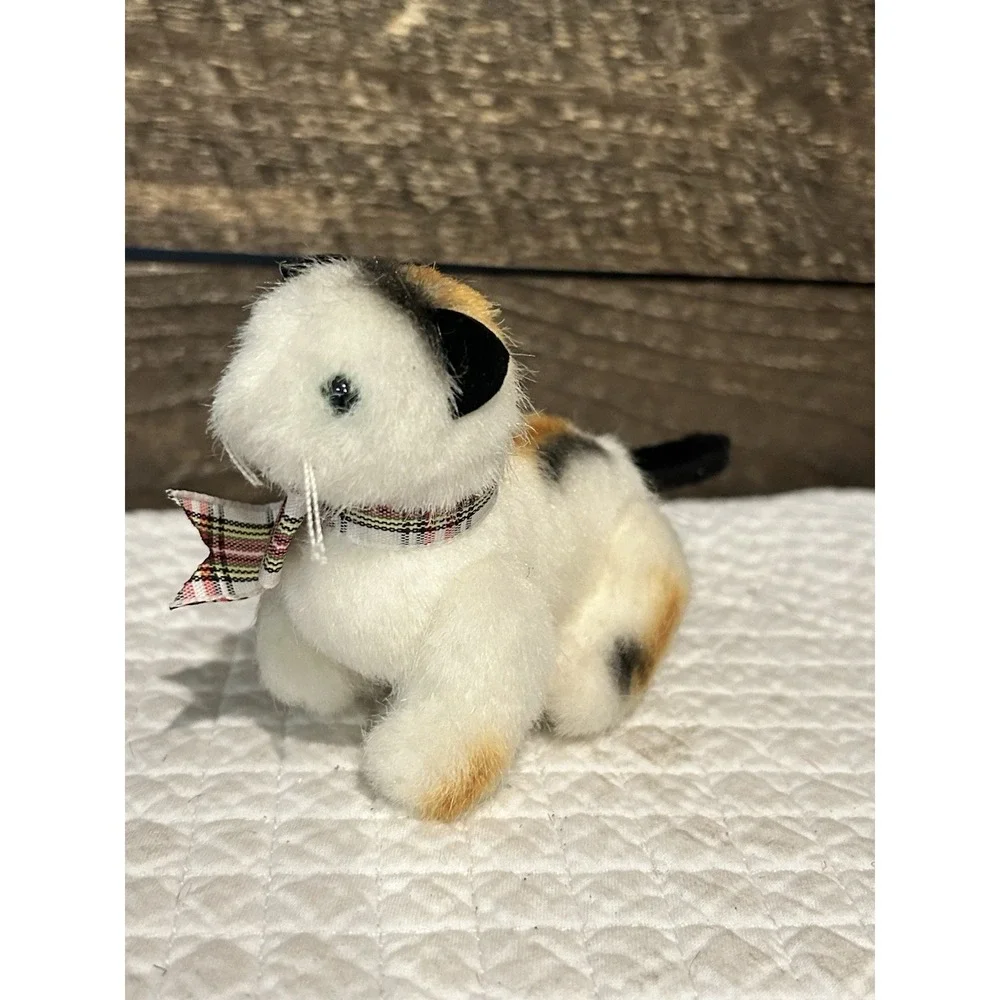 PURRLIE Jointed Cat Calico Kitty Plush Toy‎ Muffy Vandermear Pet Jointed Legs